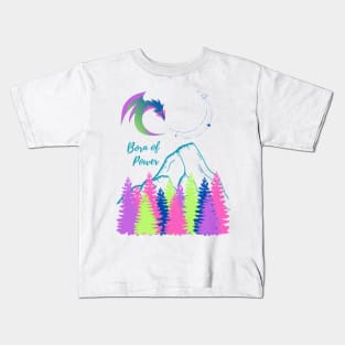 Born of Power Spring Dragon Kids T-Shirt